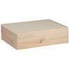 Gruppo Stefanelli Stefanelli Cassetta in legno con apertura scorrevole formato per 3 bottiglie cm 34x26x9 (art 173) ferma bottiglie inclusa