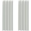 vidaXL Tende in Voile con Occhielli 2 pz Grigio Chiaro 140x300 cm, Tenda a Rete, Tenda Trasparente, Voile per Finestra, Trattamento Finestra