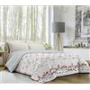 BANZAII TEXTILE INNOVATOR ONLINE Banzaii trapunta invernale, piumone in tessuto di calda flanella, manopesca - Imbottitura 350 gr/mq termoisolante per inverni rigidi - Made in Italy, Singolo 170x260 cm Gnomi Rosso