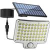 Generico Luci LED da Parete - Lampade A Energia Solare Con Sensore Di Movimento Per Recinzioni,Illuminazione Esterna Luminosa Per Giardino, Sentiero E Con Decorazioni