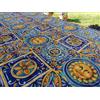 Pago Poco Tovaglia Quadrata Antimacchia Fantasia MAIOLICA MULTICOLOR...100% Idrorepellente NO STIRO!!! (140x140)