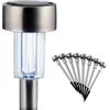 HAC24 'Solar Magic in acciaio inox luci led solari | Set per il giardino | Eleganza e luce magica: 8 Highlights per il tuo giardino.