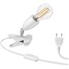 ledscom.de Lampada a morsetto E27 LIK, bianco incl. filamento di lampada LED 1600lm bianco caldo