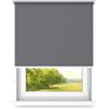 time4blinds Tende a rullo Tende oscuranti Tende a rullo libere senza cassonetto Montaggio a parete o a soffitto Protezione UV Proprietà termiche 100x300 cm Antracite chiaro - sinistra