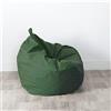 Chickwing Copertura per Poltrona a Sacco, Chickw11 Pouf Portaoggetti per Bambini e Adulti, per Interni e Esterni, Senza Imbottitura, Sedia da Gaming Sedia da Giardino (Verde,110x120cm)
