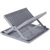 FlashPrix Scolapiatti Pieghevole con Vassoio, Scolapiatti in Plastica Resistente per Cucina, Compatto, Grande Capacità, 37 x 33 x 21 cm, Grigio