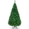 RELAX4LIFE Albero di Natale Artificiale, Albero Natalizio Realistico e Classico, Albero Decorativo in PVC di Alta Qualità con Base Resistente, per Salotto e Ufficio (180 cm)