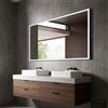 STYLE GLASS Specchiera bagno Luce LED 4000K, LUNA 120x60 cm Specchio Grande da Parete Luce Naturale, Moderno,Made In Italy