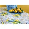 Generico Tovaglia Plastificata Rettangolare Antimacchia, Copritavolo Quadrato Moderno in PVC, Per Decorazioni Casa, Giardino, Feste di Compleanno (140_x_160_cm, Sicilian Lemon)