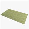 Comart - Tappeto Cucina Trama - 50x80 cm - Antiscivolo - Assorbente - Facile da Pulire - Passatoia in Poliestere Intrecciato - Resistente - Moderno - Runner per Corridoio e Entrata - Verde