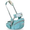 SONARIN Multifunzionale Hipseat Marsupio,Ergonomico Neonati Marsupio Supporto del Sedile Portantina Bebè Seggiolino con Cintura di Sicurezza & Tracolla per Neonato Bambino 0-24 Mesi(Verde)