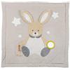 Chicco Tappeto Prime Le attività, My Sweet Doudou Tappeto Morbido per Bambini, Misura 80 x 80 cm, Prime attività del Bambino, con Specchietto e Trillino, Lavabile in Lavatrice, 0 Mesi +, Colore Beige