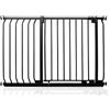 Safetots Cancelletto di Sicurezza Elite, 98cm - 107cm, Nero Opaco, Cancelletto di Sicurezza a Pressione per Scale, Cancelletto per Bambini per Porte, Barriera di Sicurezza, Installazione Facile