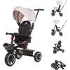 Chipolino triciclo Quick Fold 2 in 1 pieghevole sedile reversibile ruote in PU, colorazione:beige