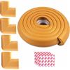 Hicat Safe Edge e paraspigoli cuscino Protector paraurti mobili di sicurezza a prova di bambino tavolo protezione 2 m Edge e 4 angoli, spessore Anticollisione morbido bumper