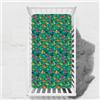 Odot Lenzuolo con angoli Lenzuola Carrozzina Neonato, Stampa di Dinosauri Bambino Cotone Coprimaterasso, Lenzuola per Culla Babybay (Verde,100x135 cm)