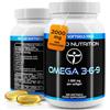 TUDIMO Omega 3 6 9 Integratore - 1000 mg per Softgel | Supporto per Cuore, Cervello e Articolazioni | Olio di Pesce, Borragine e Girasole + Vitamina E | Scorta 3+ Mesi | 100 Softgel Capsule 3-6-9