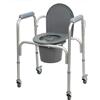 TERMIGEA SEDIA COMODA REGOLABILE IN ALTEZZA - CON RUOTE PIROETTANTI - Peso massimo supportato: 130 Kg - Termigea