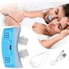 Deror Dilatatore Nasale,Cpap Apnea Notturna Macchina,Dispositivo Anti Russamento,Dispositivo Portatile Antirussamento Macchina Elettrica per Alleviare il Russare per Chi Russa Pesantemente,4-6 ore