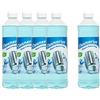 Die Seifenblase Cleanerist - Pulitore per testine di rasatura per la ricarica di macchine Braun Clean&Charge serie 5: 5070 cc, 5090 cc, 5 x 1 litro