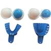 SYZE Vassoi dentali e silicone 28 g x 4 pezzi rende 1 set completo di impressioni
