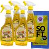 Generico Sapone Ecologico: Sgrassatore Adatto per tutte le Superfici Lavabili, Ottima Azione Detergente, Concentrato, Delicato e Biodegradabile, 500ml + OMAGGIO 1 Panno in Lattice (2 Flaconi + 1 Panno)