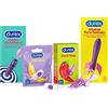 Durex Kit Vibratori Play Little Devil, Play Intense Vibration, Pure fantasy, Pleasure ring, 3 Anelli stimolanti, 1 Vibratore