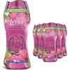 Lenor Profumo di biancheria in perle, 96 lavaggi (224 g x 6), Divine Envie, un riguadagno di freschezza fino a 12 settimane di stoccaggio