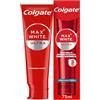 Colgate Max White Ultra Freshness Pearls dentifricio sbiancante per denti 75 ml, denti più bianchi in 3 giorni*, freschezza di lunga durata, sicuro per lo smalto, rimuove le macchie profonde*, dentifr