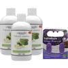 FEI FAN Camomilla Torino Kit 3x Profumo Concentrato Lavatrice 500ml Linea Classica, Profumazione Innovativa e Duratura + Relevi Proteggi e Profuma (3x Talco + Relevi)
