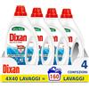 Dixan Detersivo Lavatrice Liquido Igiene, confezione da 160 lavaggi