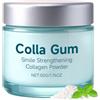 Generico Polvere Dentale al Collagene per Gengive - Arricchita con Idrossiapatite e Collagene, Cura Delicata dello Smalto, Alito Fresco, Sbiancante e Igiene Orale Quotidiana (50g)