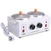 Pneterg 200 W 1,000 ml Stufa Doppio Riscaldatore Cera Epilazione Professionale, Mute Macchina Per Cera Epilazione, Dispositivo Cera Epilazione, Roll On Cera Epilazione per tutti i tipi di capelli