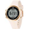 caprock Orologio digitale da donna con display a LED, impermeabile fino a 5 atm, orologio sportivo da donna, orologio sportivo con sveglia/cronometro/luminoso/conto alla rovescia