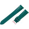 ROUREOX 22mm Cinturino Silicone Finale Curvo Uomo Impermeabile Bracciale Gomma Chiusura Déployante Acciaio Inox per Tudor M79030N/M79250BA/M79230R/M57000-Verde + Senza Fibbia 22MM