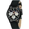 Sector No Limits Orologio da Uomo, Collezione 660, Movimento al Quarzo, Multifunzione, in Acciaio, PVD Nero e Pelle Naturale - R3251517001