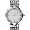 Timex Orologio Analogico al Quarzo Donna con Cinturino in Lega di Acciaio TW2V02600