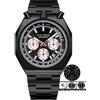DAXIAOYU Orologio da polso da uomo in acciaio inox color oro, impermeabile, cronografo, al quarzo, con lancette luminose