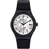 Swatch Orologio analogico al quarzo da uomo con cinturino in silicone SUTB407, Bracciale