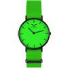 BARBOSA NORD SUD EST Barbosa - Orologio Sportivo Slim - Cinturino in Nylon Fluo - Swatch Minimale - Unisex