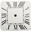 WOMELF Quadrante e lancette quadrati da 27 mm Set Nuovi accessori for orologi Quadranti compatibili con il movimento automatico NH35 (Color : White dial)