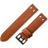 ROUHO Morbida Vera Pelle Cinturino Orologio Ricambio Cinturino, Doppia Fibbia ad Ardiglione per Hamilton Khaki Field H70595593 & H70655733