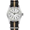 1963 Watch Militado ML05 VH31 38mm - Orologio al quarzo da campo, vetro zaffiro bombato, C3 super luminoso, movimento retrò sweep, impermeabile fino a 100 m, da uomo, Bianco, Sportivo