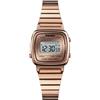 MASTOP Orologio da polso da donna al quarzo, ultra sottile, splendido e semplice, con quadrante piccolo, cinturino in acciaio a maglia, Acciaio Oro Rosa