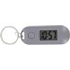 Gatuida Portachiavi orologio da tasca clip: orologio elettronico digitale LED luminoso zaino orologio portachiavi per bambini infermiere studenti test casa ufficio uso esterno, Grigio, 6.5x2.5cm