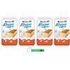 Beni Culinari 4x Kinder Brioss Latte - Morbido Pan di Spagna con Ricca Farcitura al Latte - Confezione da 280g - Ogni confezione contiene 10 Merende