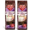 HEART's HEARTS Cappuccino Amaretto, confezione da 2 (2 x 1 kg), polvere istantanea, caffè solubile, 160 tazze