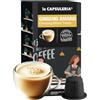 La Capsuleria GINSENG AMARO (160 Capsule) compatibili con Nespresso, 16 box da 10 capsule, gusto deciso e intenso, energia naturale per una pausa rinvigorente, senza glutine (La Capsuleria)