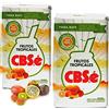 Yerbee CBSé Yerba Mate Tè Frutos Tropicales 1 kg (0.5 kg x 2) | Set Mate Argentino | Bevanda disintossicante ed energetica