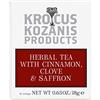 Krocus Kozanis - Herbal Tea with Cinnamon, Clove & Saffron (10 Tea Bags)